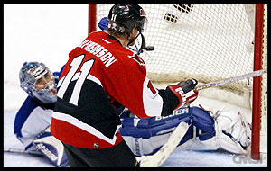 Blake earned two points for the third straight game, while Forsberg leads the league.