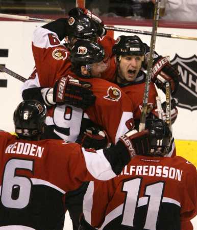 The Senators broke their first-round jinx.