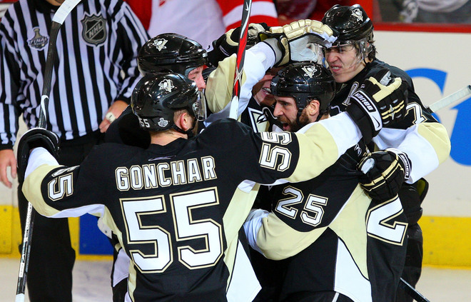Sergei Gonchar got the Penguins fired up for a comeback.