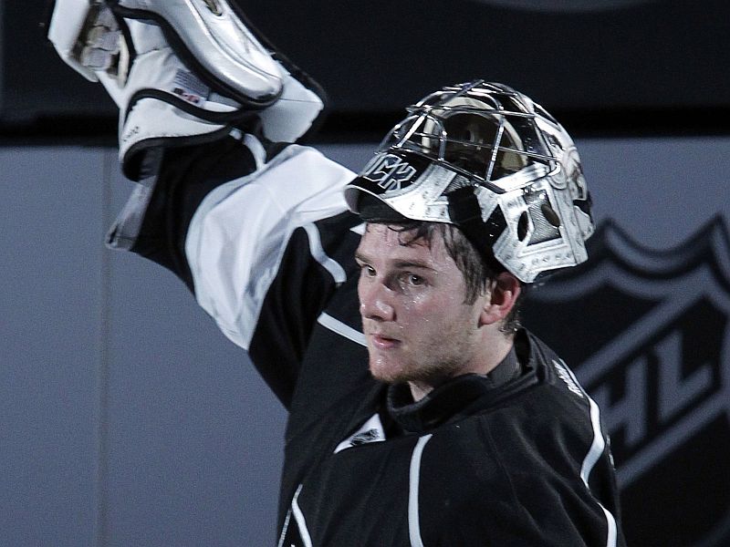 Conn Smythe, Stanley Cup, top goalie in the pool, top pick... Jonathan Quick has had a pretty good year.